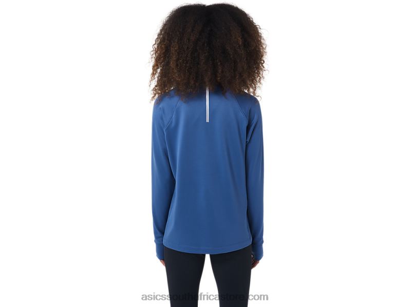 Women Asics Thermopolis 1/4 Zip LH4X02799 Grand Shark