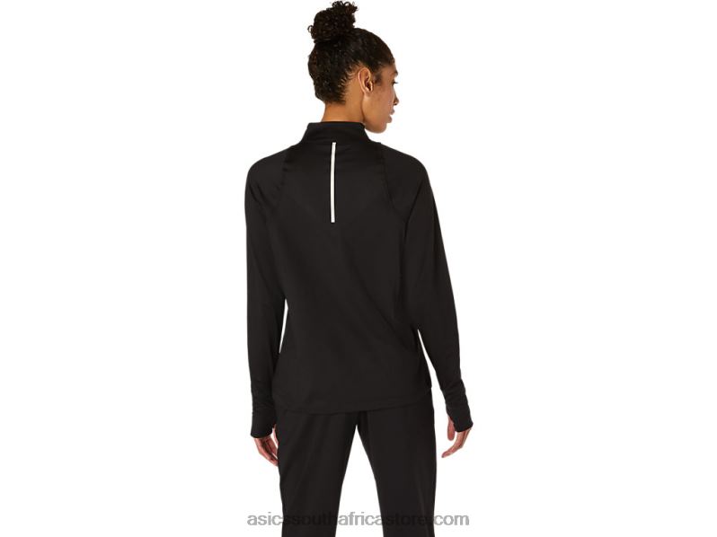 Women Asics Thermopolis Half Zip LH4X03618 Performance Black