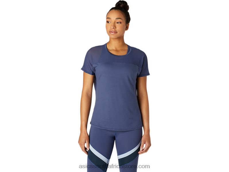 Women Asics Top LH4X03765 Thunder Blue