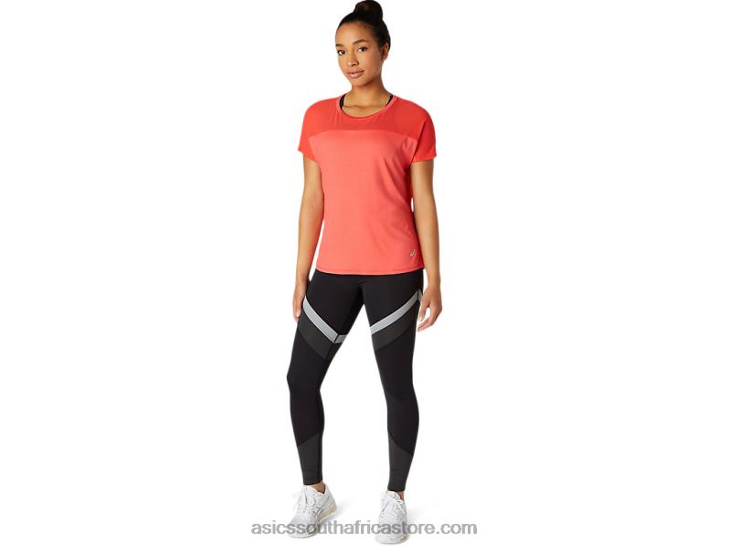 Women Asics Top LH4X03798 Pink Grapefruit