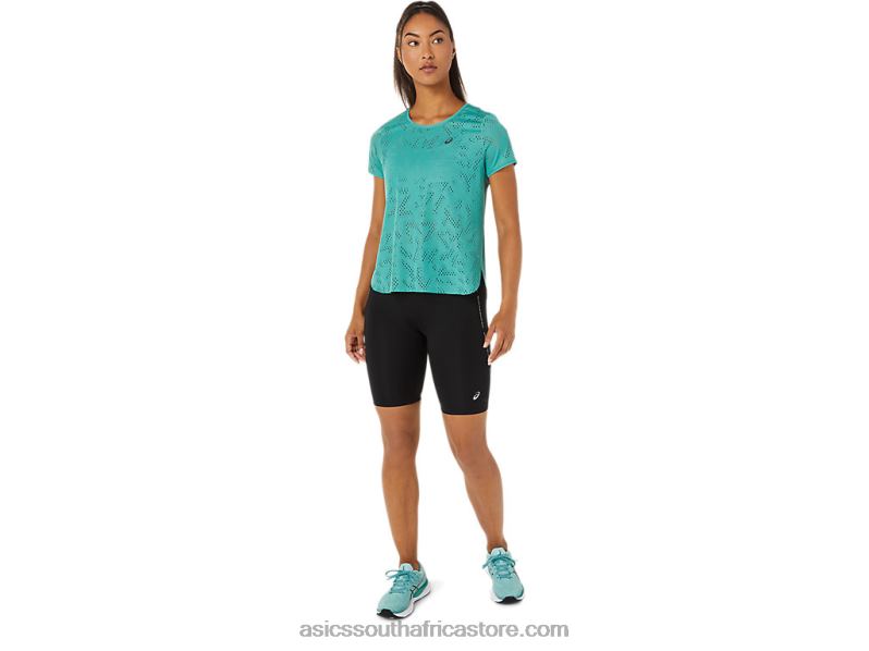 Women Asics Ventilate Actibreeze Short Sleeve Top LH4X03255 Sage