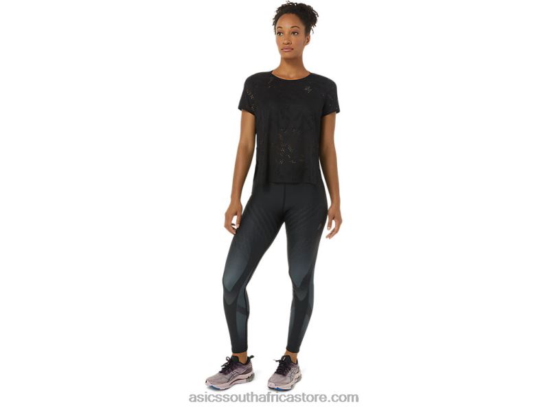 Women Asics Ventilate Actibreeze Short Sleeve Top LH4X03488 Performance Black