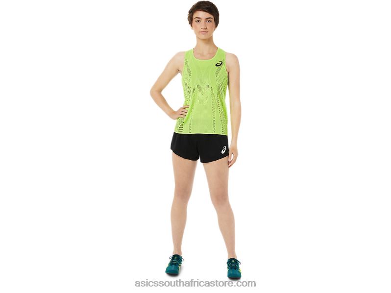 Women Asics Actibreeze Singlet LH4X03350 Hazard Green