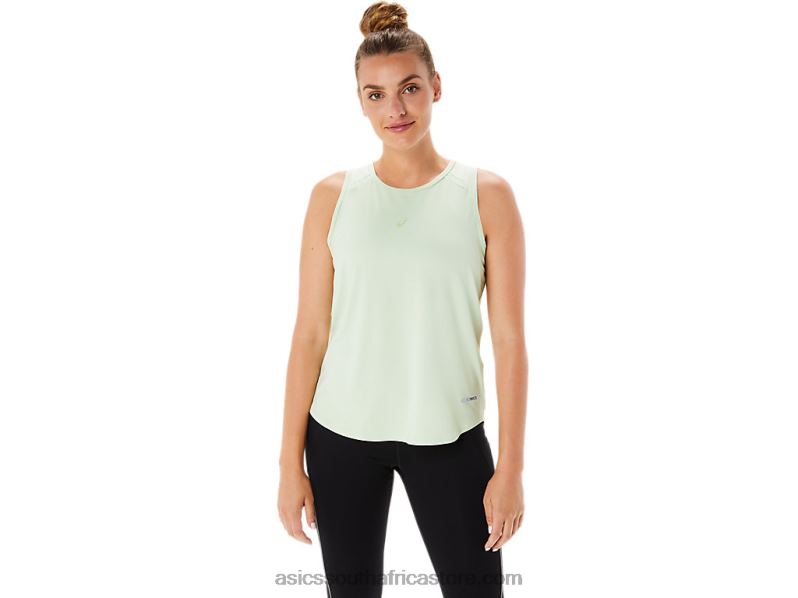 Women Asics Actibreeze Sleeveless Top LH4X02284 Whisper Green