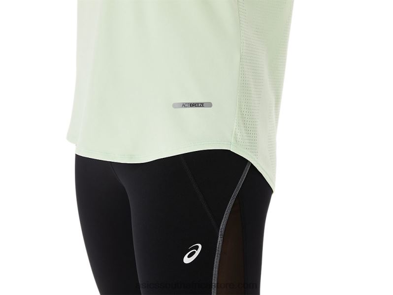 Women Asics Actibreeze Sleeveless Top LH4X02284 Whisper Green