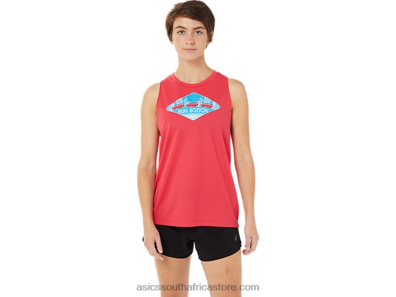 Women Asics Bos Rs Tank I LH4X03714 Pixel Pink