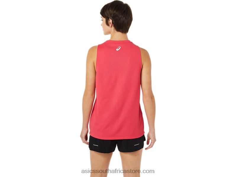 Women Asics Bos Rs Tank I LH4X03714 Pixel Pink