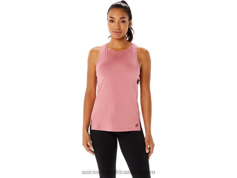 Women Asics Fit Sana Tank LH4X03398 Smokey Rose