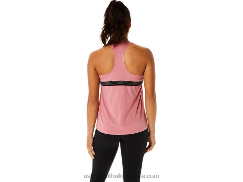 Women Asics Fit Sana Tank LH4X03398 Smokey Rose