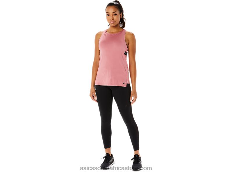 Women Asics Fit Sana Tank LH4X03398 Smokey Rose
