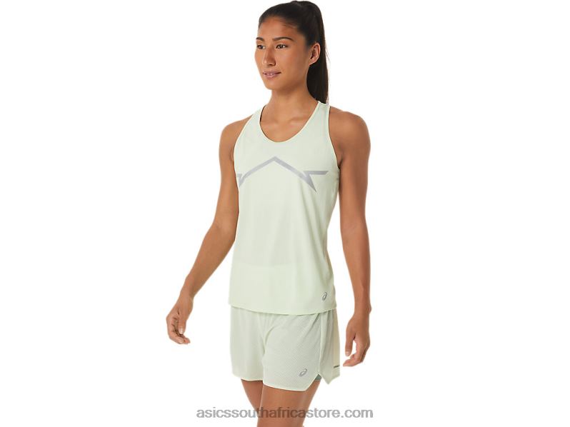 Women Asics Lite-Show Tank LH4X02335 Whisper Green
