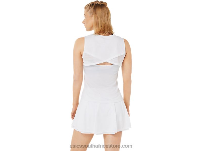 Women Asics Match Tank LH4X03478 Brilliant White