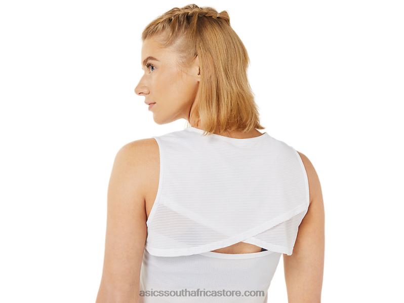 Women Asics Match Tank LH4X03478 Brilliant White