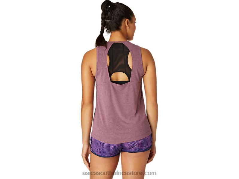 Women Asics Muscle Tank LH4X04107 Grape Heather