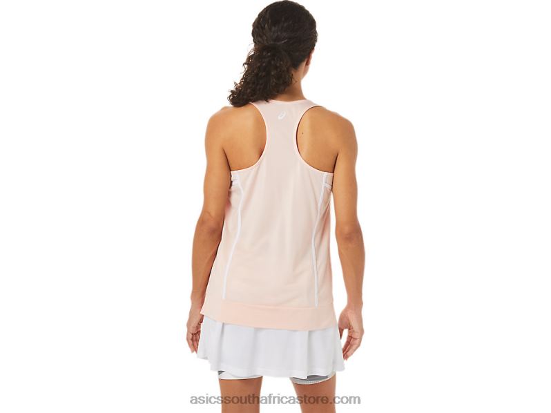 Women Asics New Strong 92 Tank LH4X03285 Breeze/Brilliant White