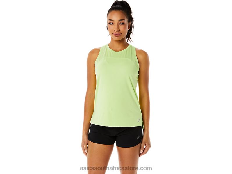 Women Asics Pr Lyte Run Tank LH4X03500 Lime Green
