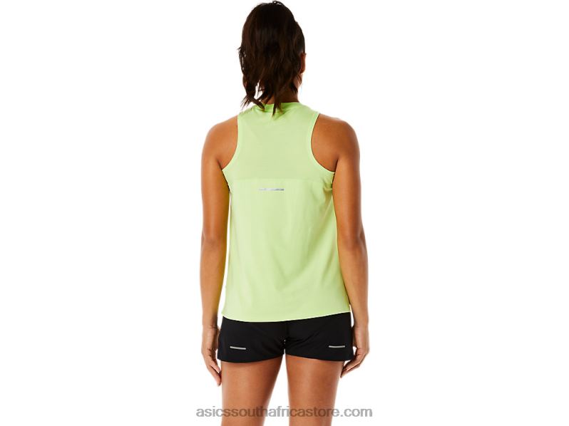 Women Asics Pr Lyte Run Tank LH4X03500 Lime Green