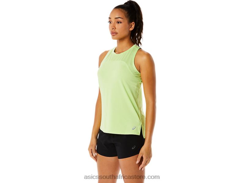 Women Asics Pr Lyte Run Tank LH4X03500 Lime Green