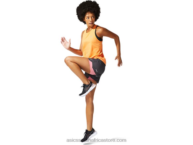 Women Asics Race Sleeveless LH4X03948 Sun Peach