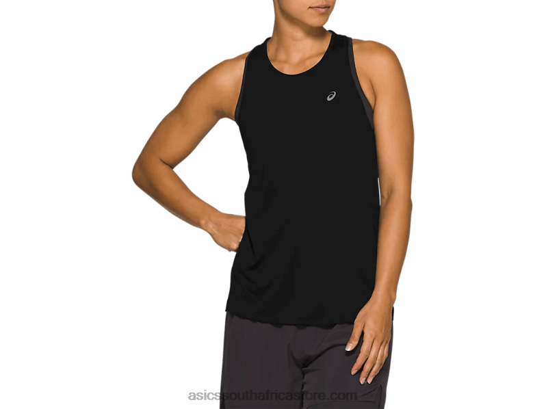 Women Asics Race Sleeveless LH4X04184 Performance Black