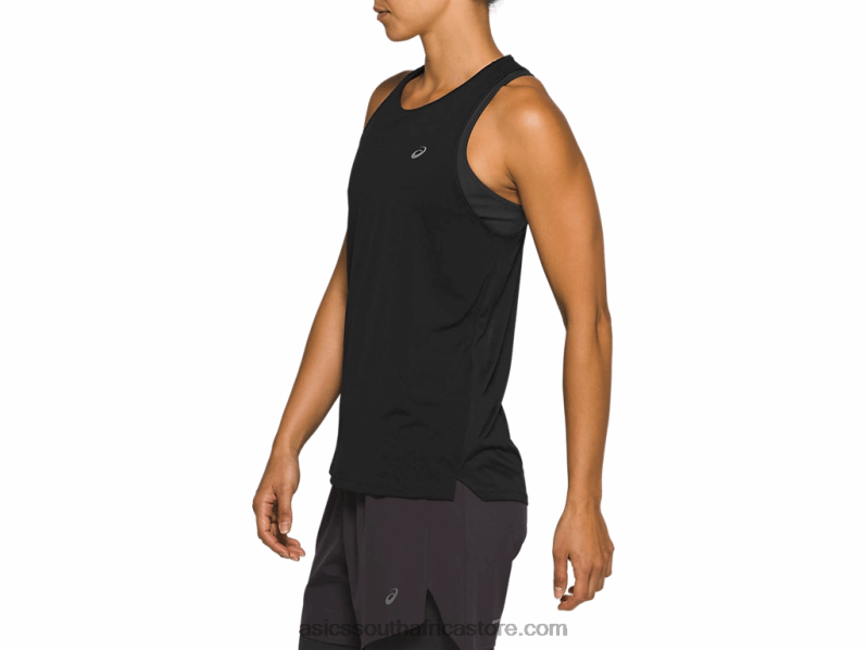 Women Asics Race Sleeveless LH4X04184 Performance Black
