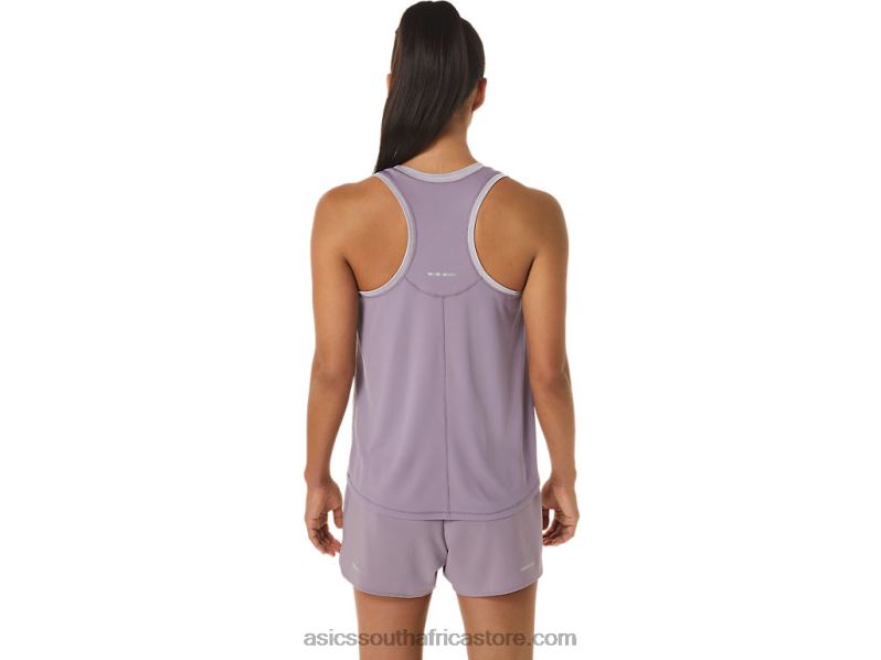 Women Asics Race Tank LH4X02559 Violet Quartz/Summer Dune