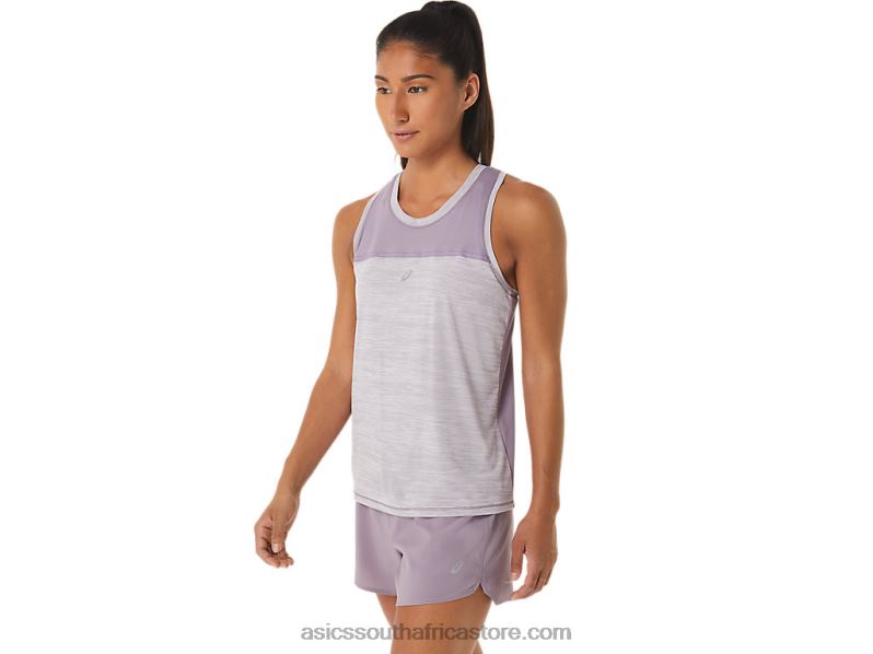 Women Asics Race Tank LH4X02559 Violet Quartz/Summer Dune