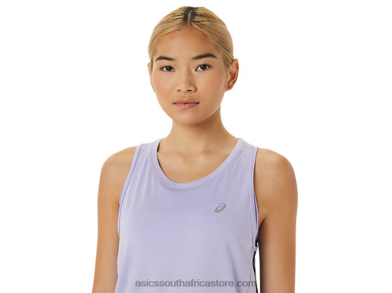 Women Asics Race Tank LH4X03069 Vapor