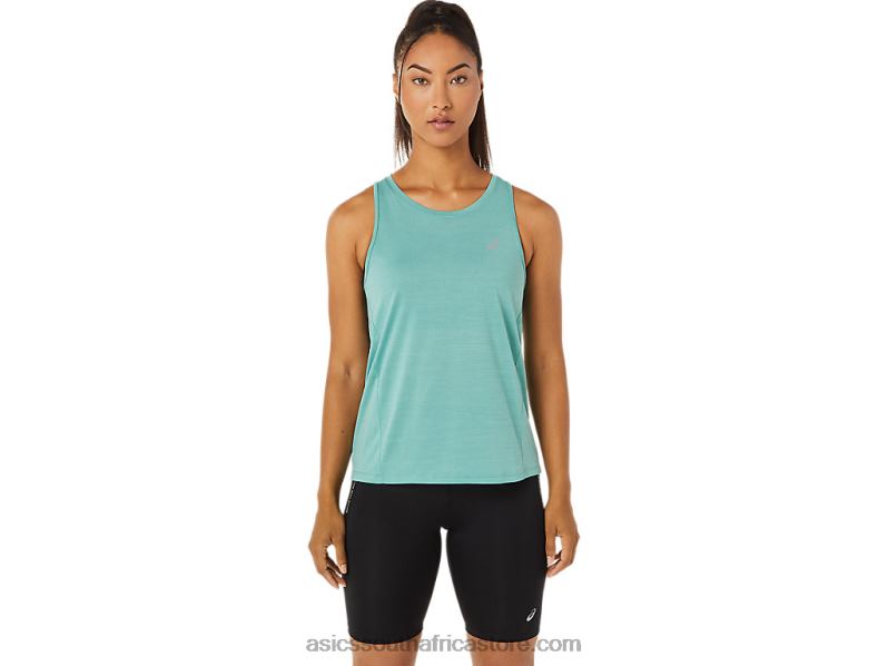 Women Asics Race Tank LH4X03261 Sage