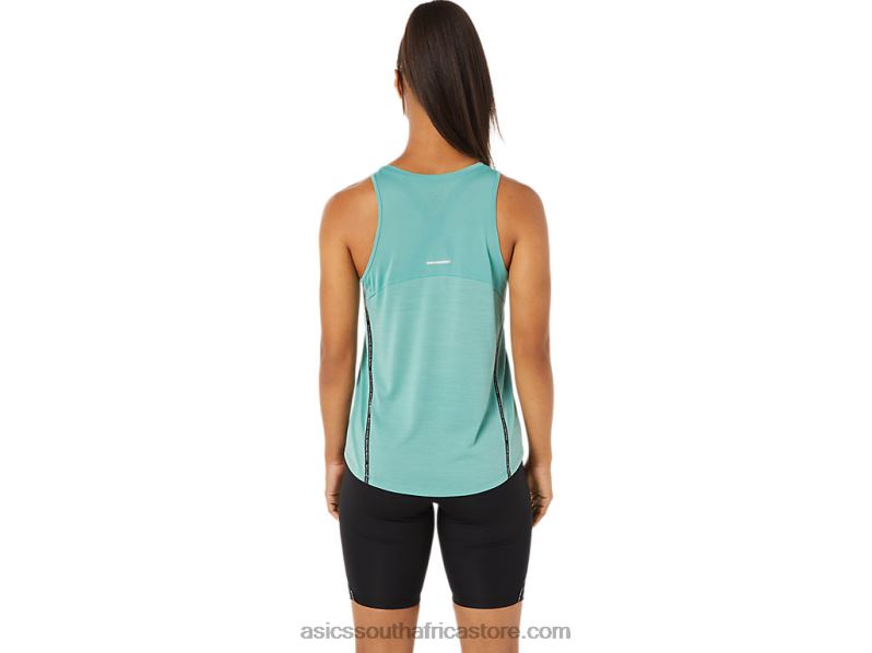 Women Asics Race Tank LH4X03261 Sage