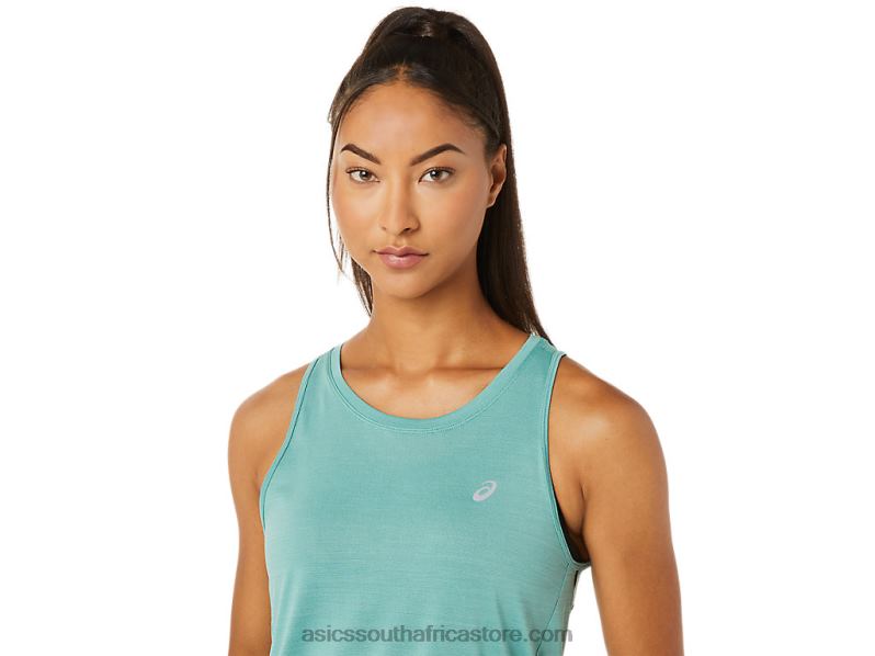 Women Asics Race Tank LH4X03261 Sage