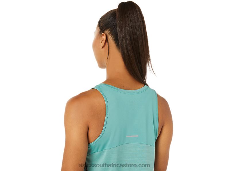 Women Asics Race Tank LH4X03261 Sage