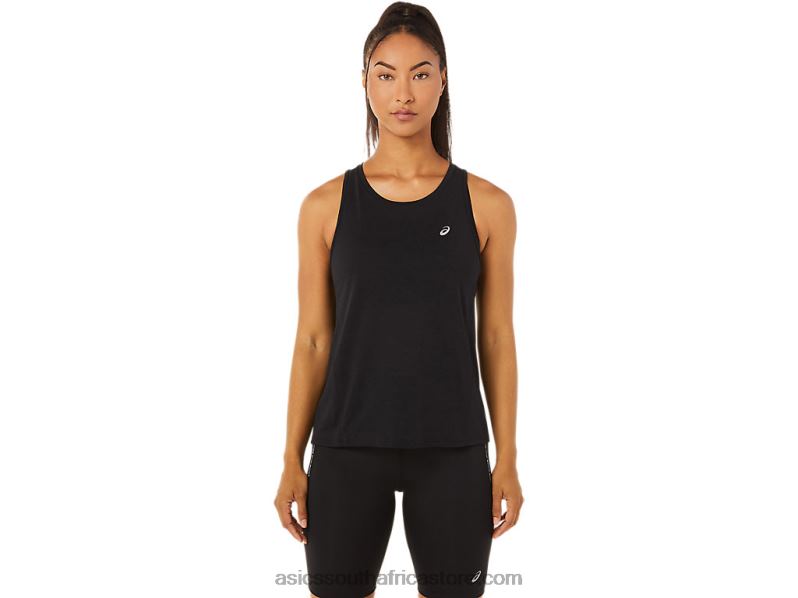 Women Asics Race Tank LH4X03345 Performance Black