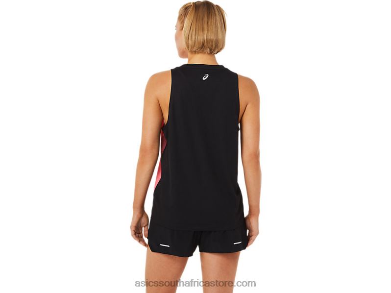 Women Asics Singlet LH4X03650 Blazing Coral