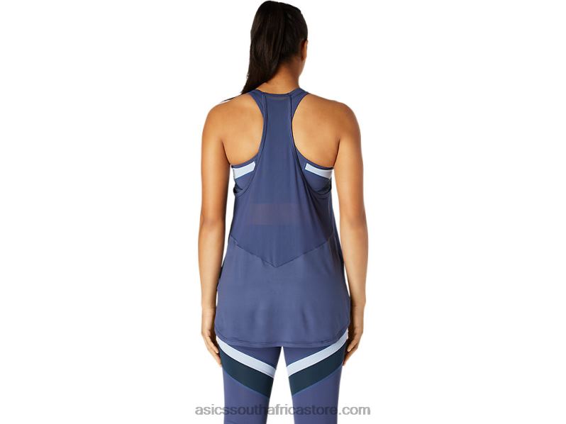 Women Asics Tank LH4X03750 Thunder Blue