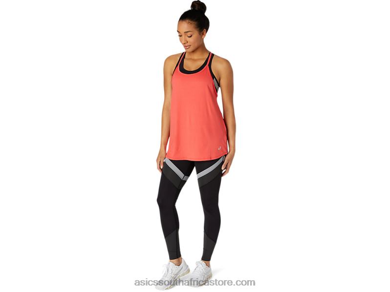 Women Asics Tank LH4X03775 Pink Grapefruit