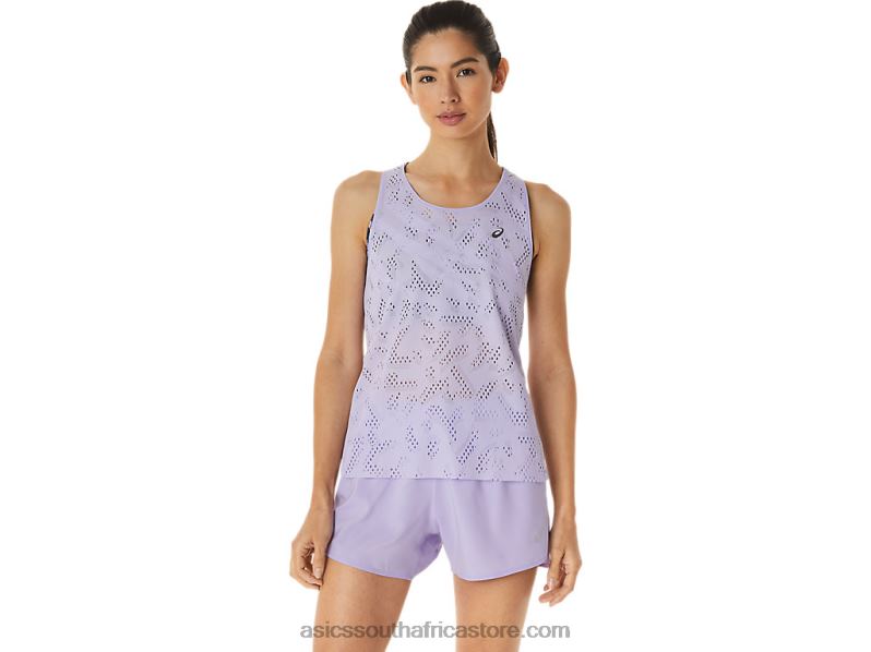 Women Asics Ventilate Actibreeze Tank LH4X03000 Vapor