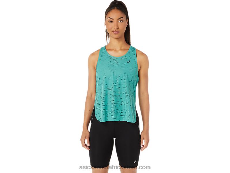 Women Asics Ventilate Actibreeze Tank LH4X03256 Sage