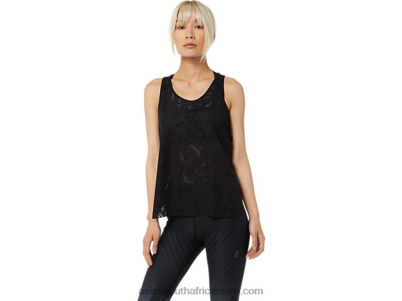 Women Asics Ventilate Actibreeze Tank LH4X03449 Performance Black