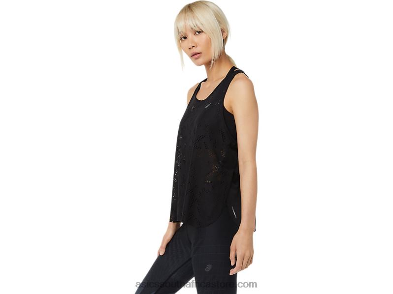 Women Asics Ventilate Actibreeze Tank LH4X03449 Performance Black