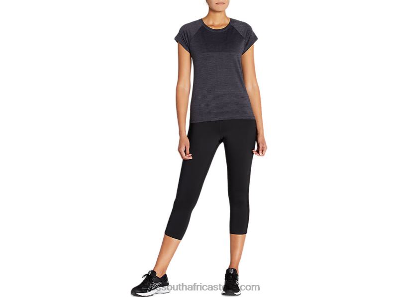 Women Asics Kate Mesh Capri LH4X04160 Performance Black