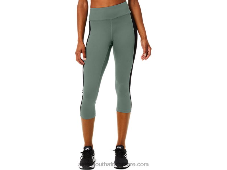 Women Asics Kate Pocket Capri LH4X02160 Ivy