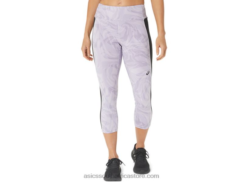 Women Asics Kate Pocket Capri LH4X02322 Dusk Violet Sumi Drop