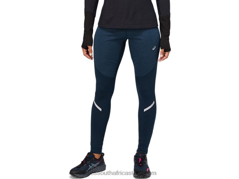 Women Asics Lite-Show Winter Tight LH4X03635 French Blue