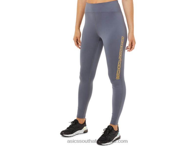 Women Asics Logo Graphic Tight LH4X03375 Metropolis