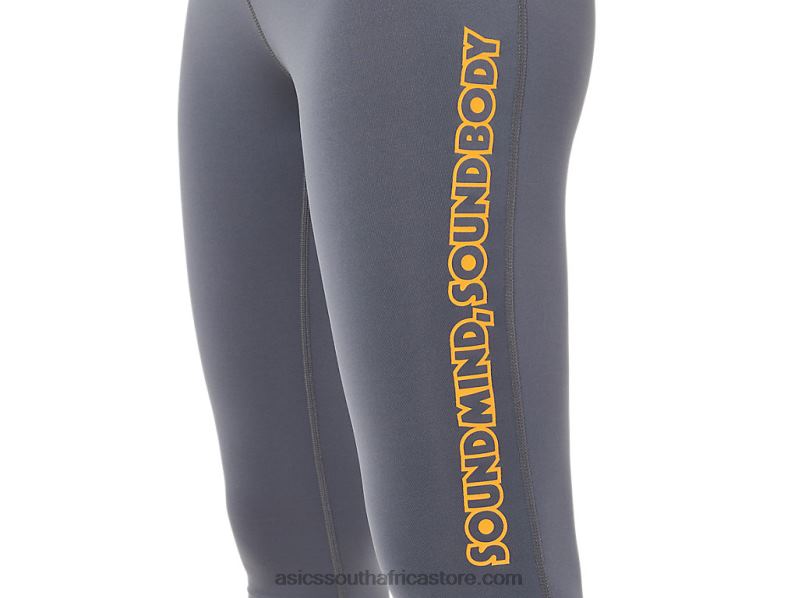 Women Asics Logo Graphic Tight LH4X03375 Metropolis