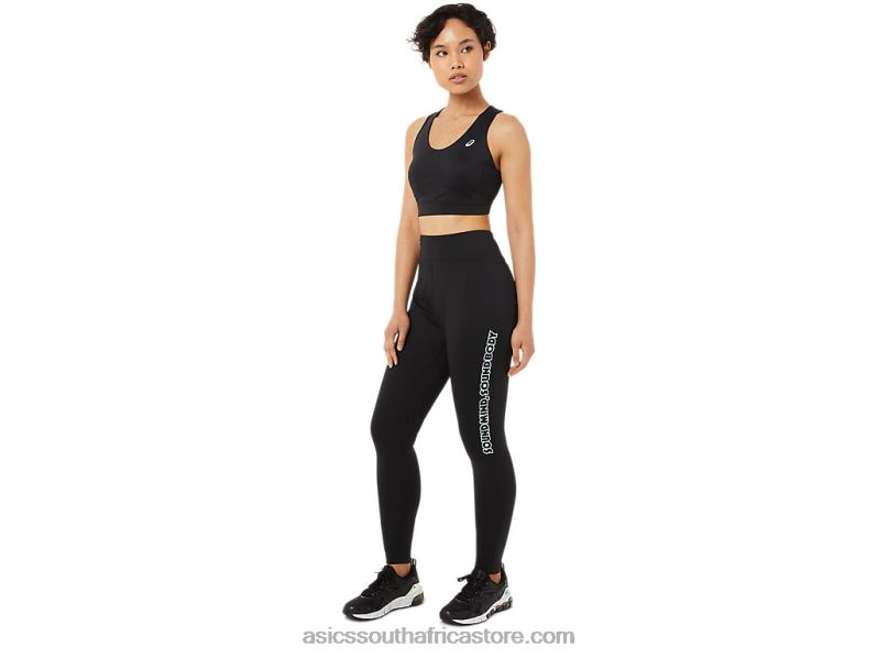 Women Asics Logo Graphic Tight LH4X03384 Performance Black