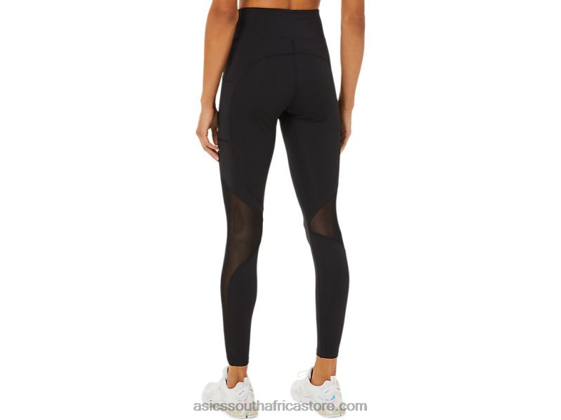 Women Asics Mesh Block Tight LH4X03412 Performance Black