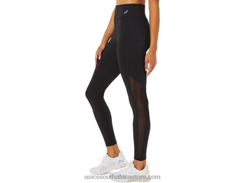 Women Asics Mesh Block Tight LH4X03412 Performance Black
