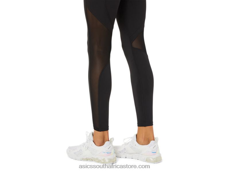 Women Asics Mesh Block Tight LH4X03412 Performance Black